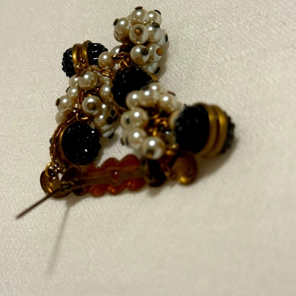 Vintage Pearl & Gold-Tone Jewelry Set Necklace, Bracelet, Earrings & Brooch NWT - Picture 8 of 8